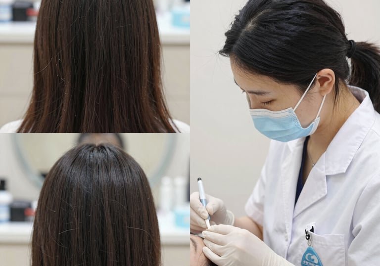 A caring cardiologist reviewing a patient's heart scan in a bright clinic.