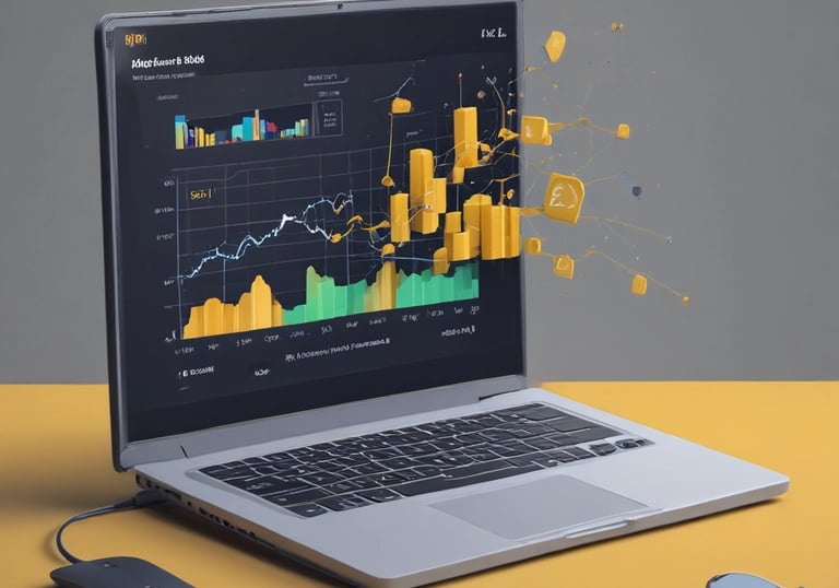 Dashboard screen showing real-time project metrics and analytics.