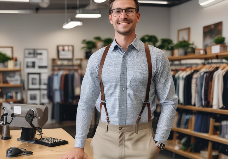 An abstract gold and navy graphic representing security and trust.