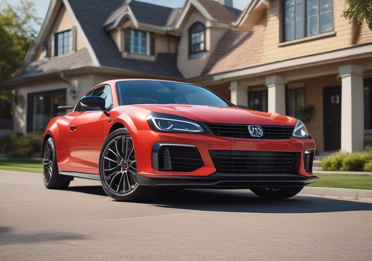 A clean, simple icon of a car representing auto insurance.