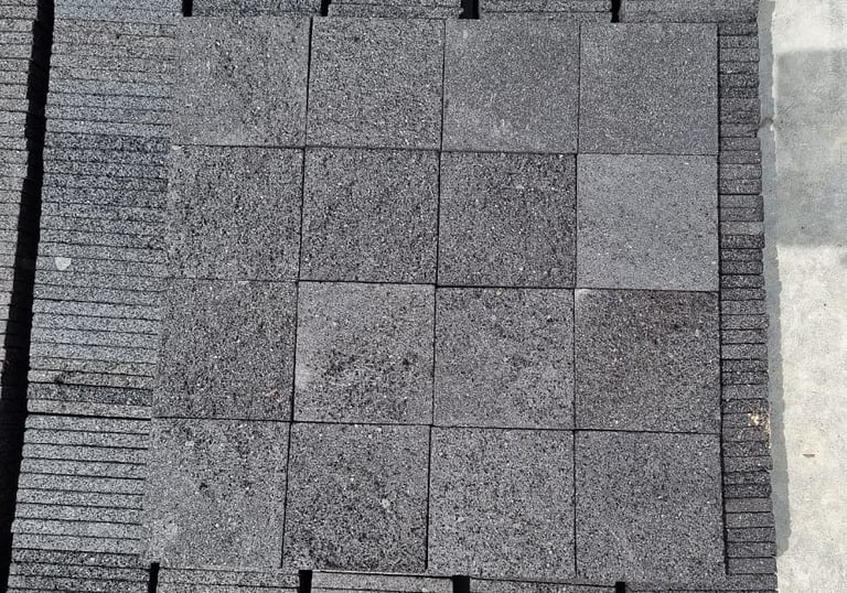 Black Lava Stone Tile