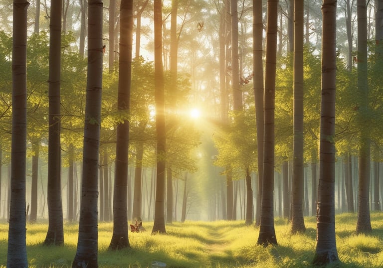 A warm, inviting counseling room with soft lighting and comfortable seating.