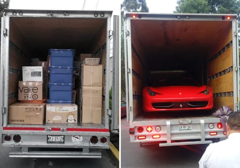 Servicio de mudanzas compartidas y transporte de autos de lujo en CDMX por AVM Mudanzas, logística