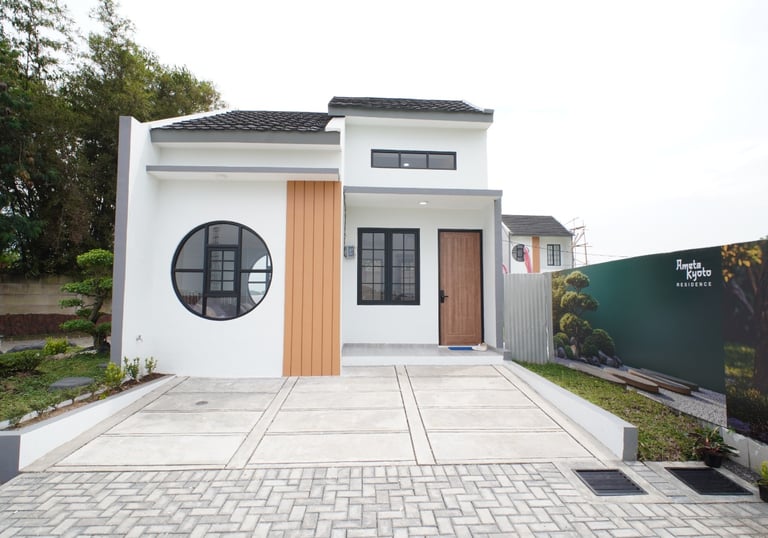 Fasad rumah tipe 1 lantai