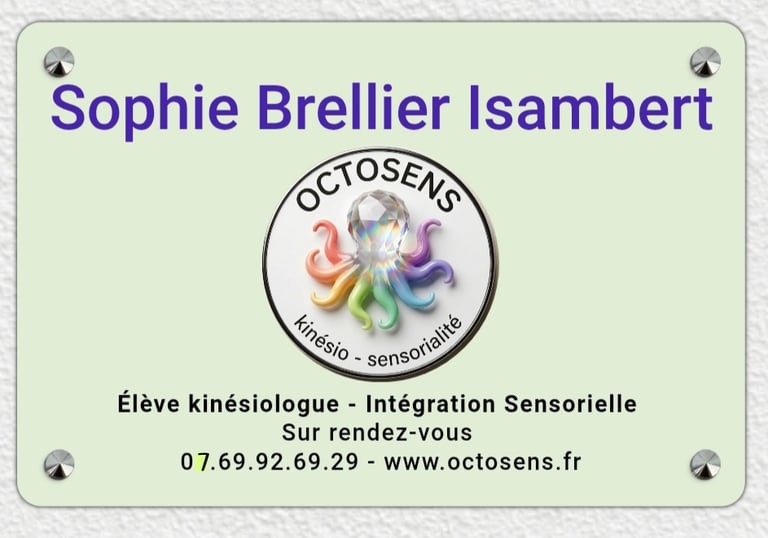 visuel de la plaque professionnelle d'Octosens