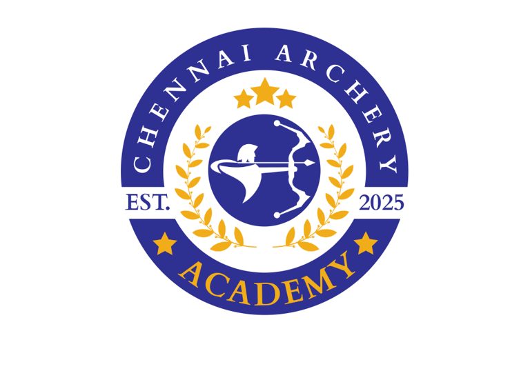 a logo for a chennai archery academy