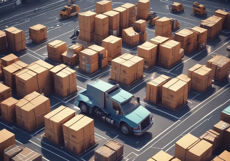 A sleek digital interface showing automated workflow processes on multiple screens.