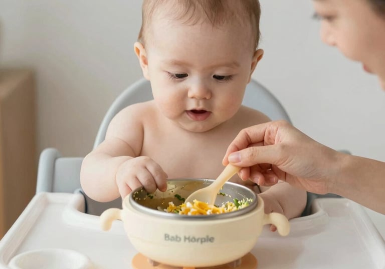 Parents attentively participating in a children’s nutrition workshop with colorful materials.