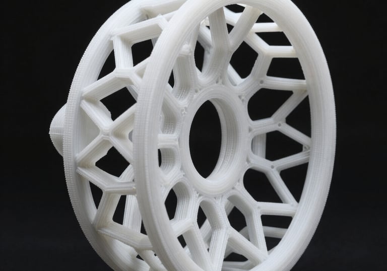 Hands holding a freshly machined metal part, showcasing smooth finishes and precision.