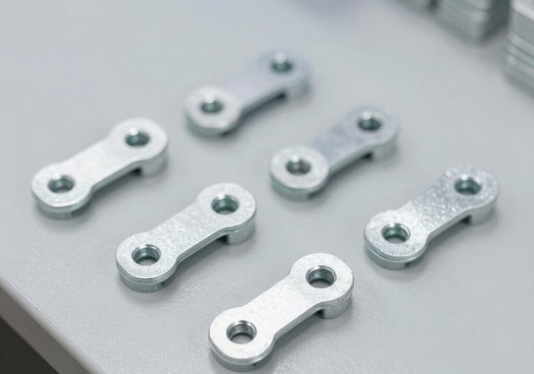 A 3D printer in action creating a detailed plastic prototype layer by layer.