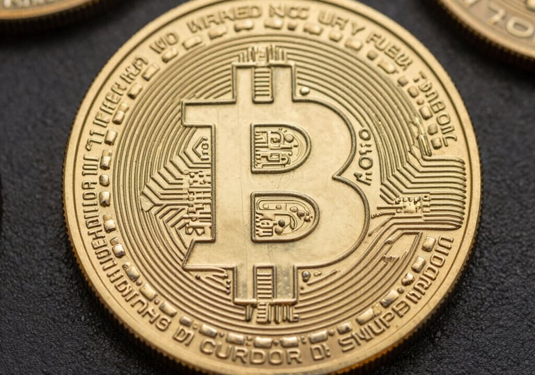 A creative workspace with a laptop displaying AI-generated text and graphics.