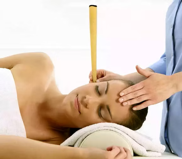 Cone hindu para limpeza energética e relaxamento profundo.