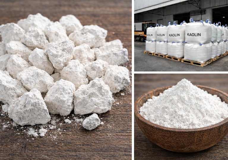 KAOLIN LUMPS AND POWDER