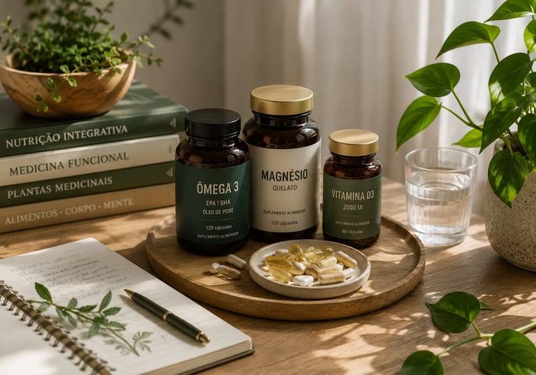 Suplementos e vitaminas - Saude Integrativa
