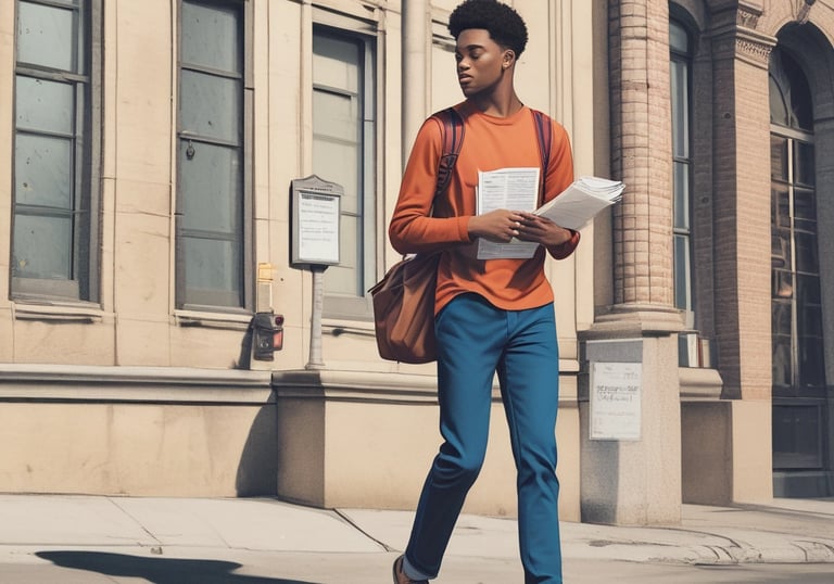 A welcoming office reception area with comfortable seating and tax brochures.