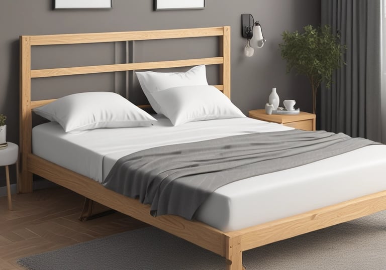 A professional assembling a home furniture piece.