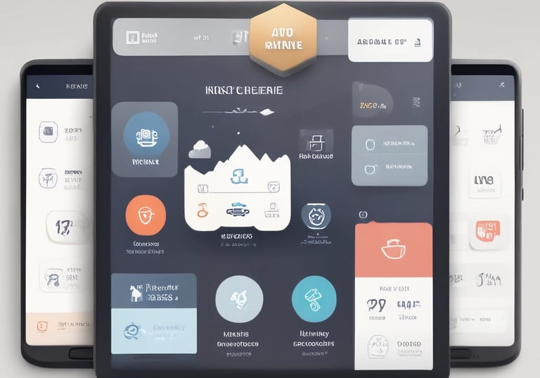 A sleek car parked on a city street under bright sunlight.