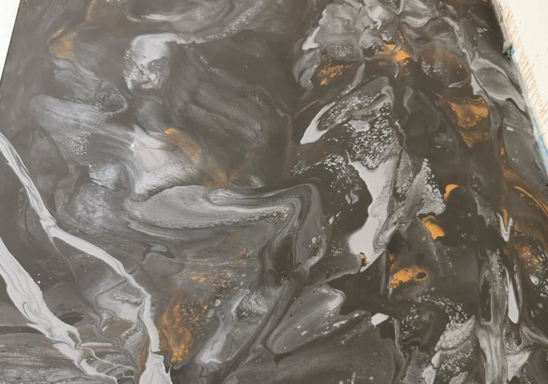 marble effect epoxy resin floor