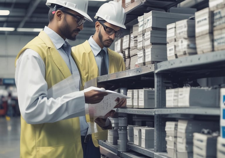 A professional setting showcasing operational support activities.