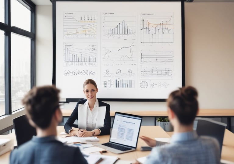 A team collaborating on project management tasks.