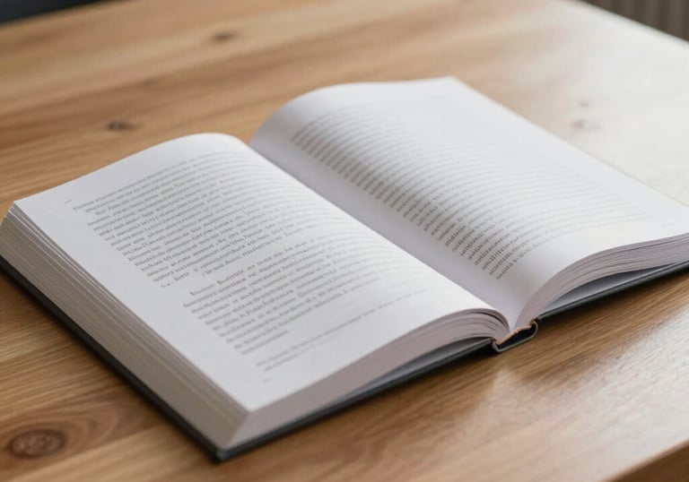 A close-up of hands typing on a laptop keyboard with academic books stacked nearby.