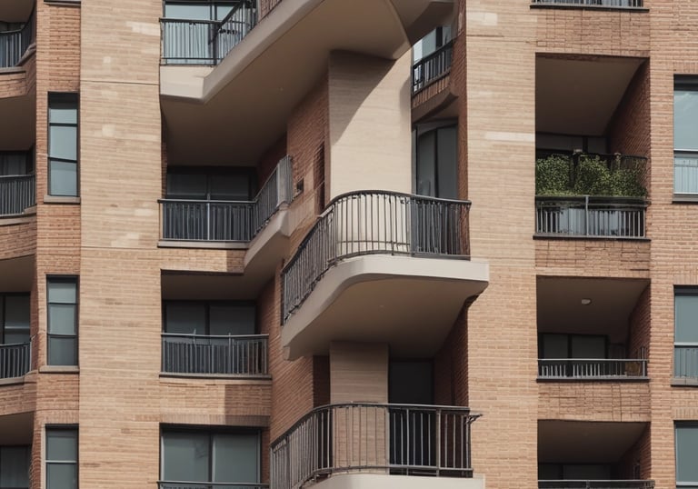 A luxury buy-to-let property glowing warmly under subtle gold lighting.