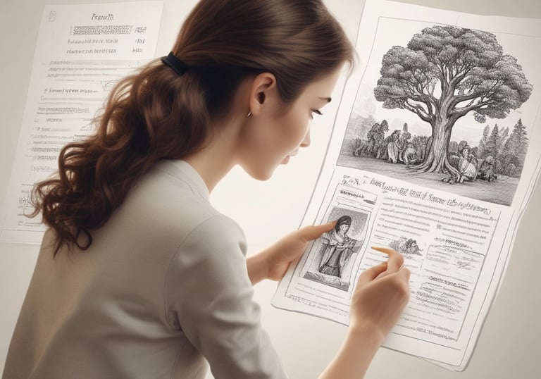 An artistic arrangement of ebook covers laid out on a sleek modern surface with soft lighting.