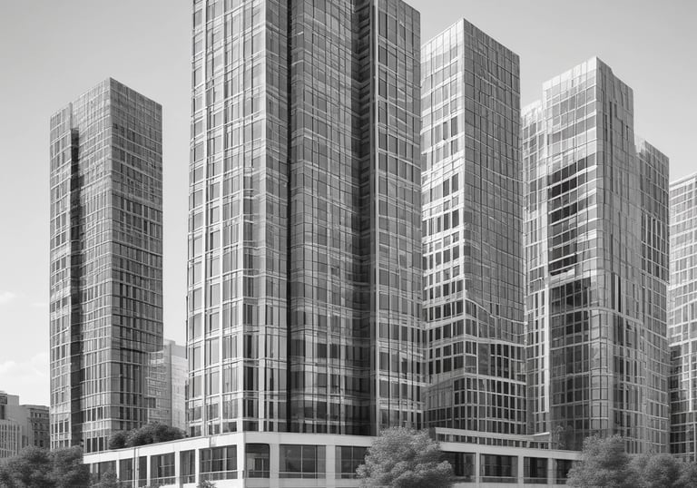 Elegant navy blue and gold themed image of a law book and scales of justice on a polished desk.