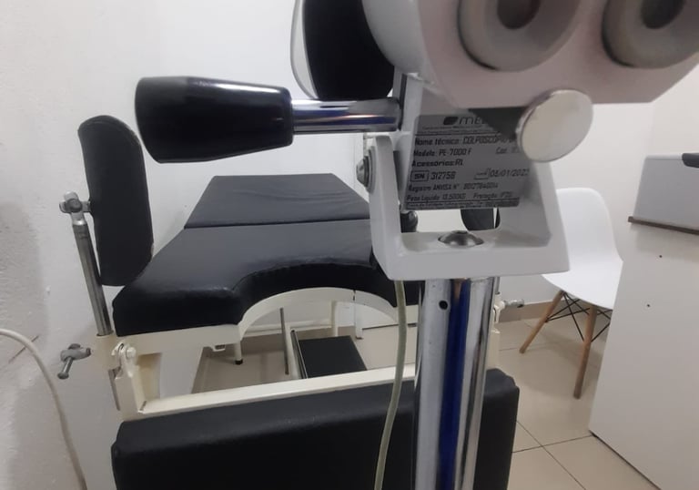 Imagen del colposcopio