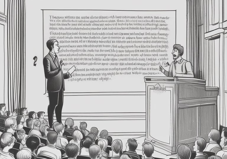 Close-up of hands typing on a keyboard with editing notes nearby.