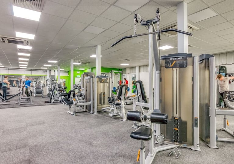 Gym equipment at Smartt Gym