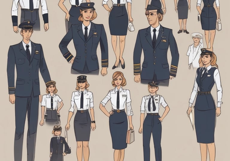 Workwear and safety accessories displayed neatly on shelves.