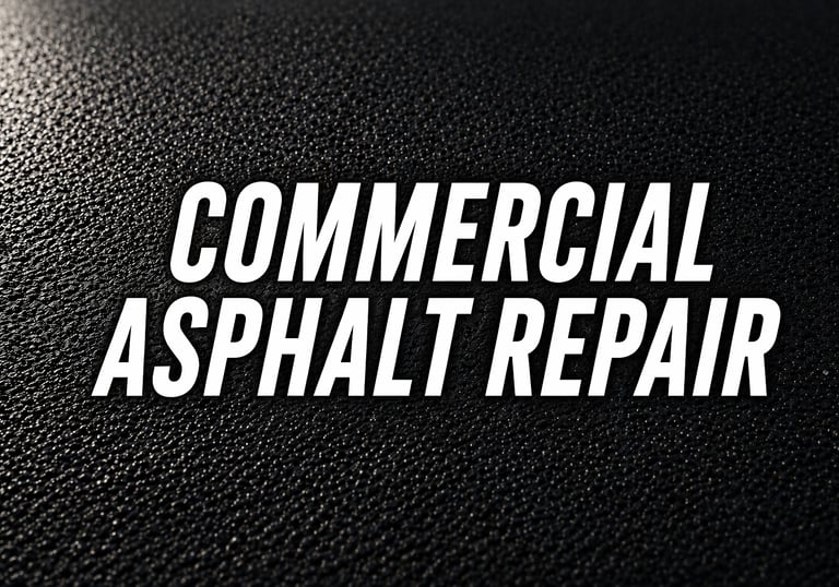 Albany, GA Commercial Asphalt Repair Service Near Me