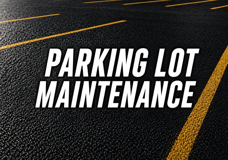 Albany, GA Parking Lot Maintenance Service Near Me