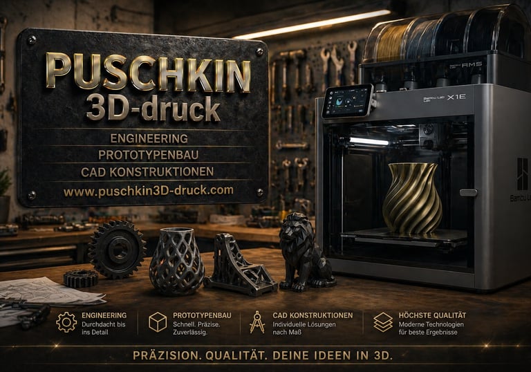 Hochwertiger 3D-druck mit höchster Qualität