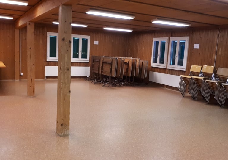 Grosser Aufenthaltsraum Pfadiheim Ägeri