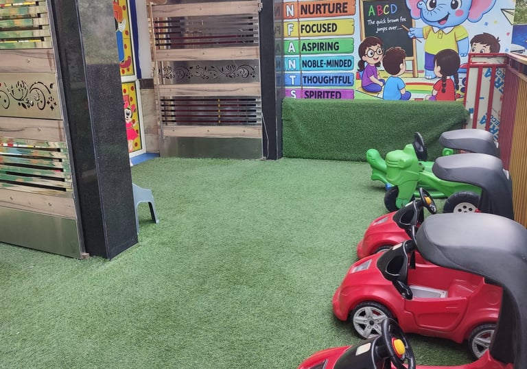 Playground of  Enfant preschool in Happy heart ,brilliant mind 