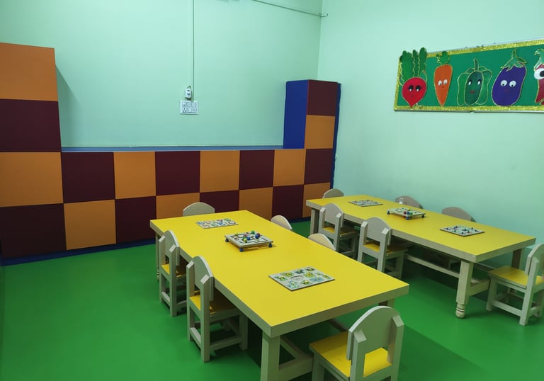 Classroom of Enfant preschool in Happy heart ,brilliant mind 