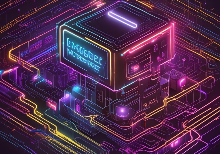 An arcade-style progress bar lighting up as AI completes each call handling step.