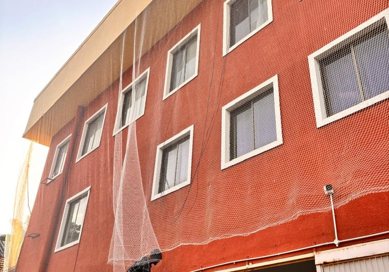 Anti pigeon safety nets for residential balcony in Bandra West