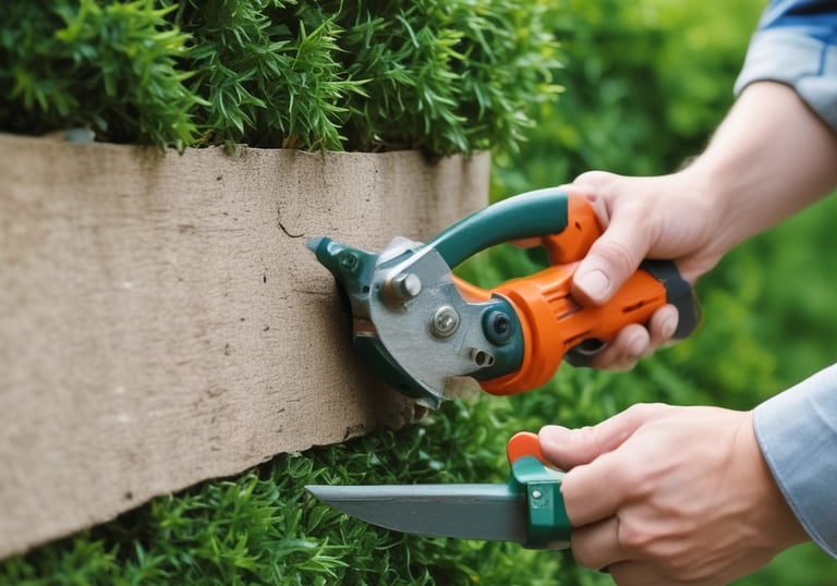 Hands exchanging a small plant symbolizing growth and support between generations.