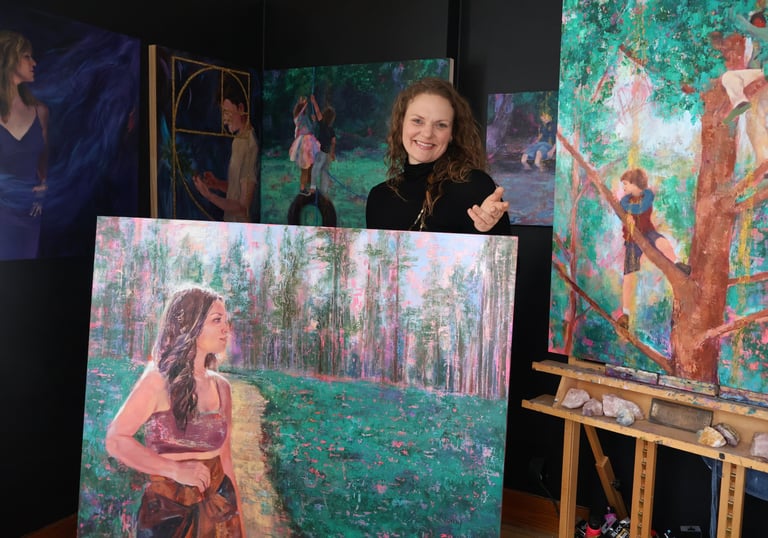 Invitation image representing beginning a Sacred Light portrait journey