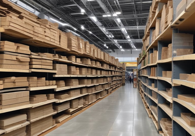 Display of various electrical and plumbing fittings offered by Ram Enrich Construction.