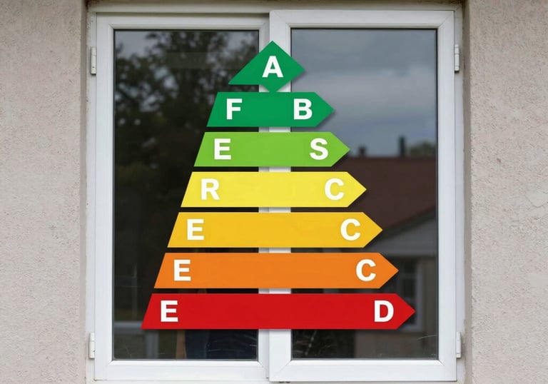 Technician carefully installing an energy-efficient window in a home.