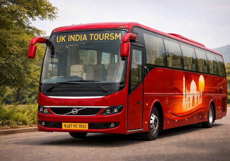 Luxury travel bus for tourist customers