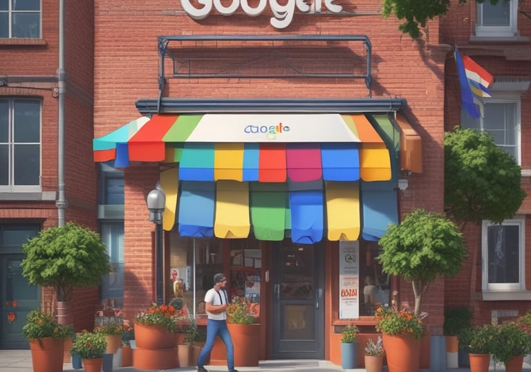 Illustration of a fast, mobile-friendly landing page converting visitors into customers.