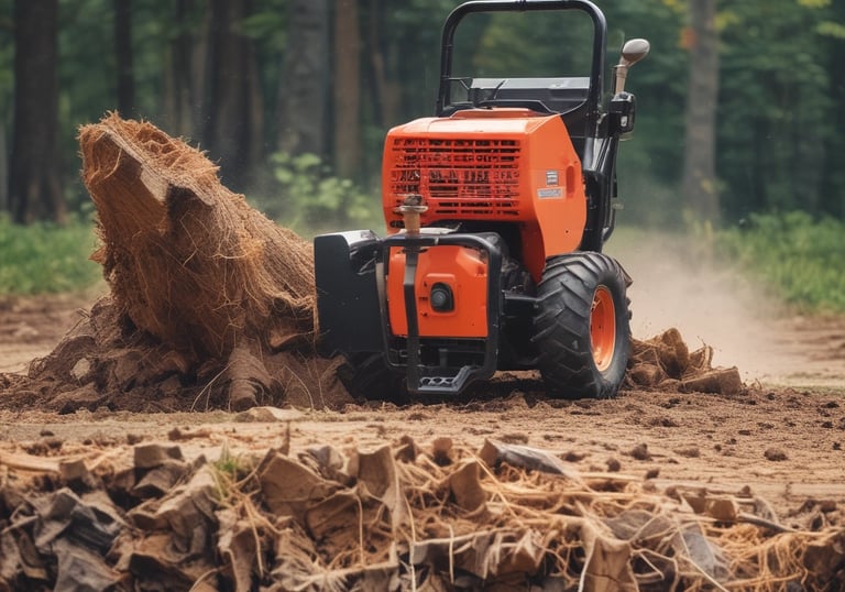 Technician fixing an underground sprinkler system in a residential garden.