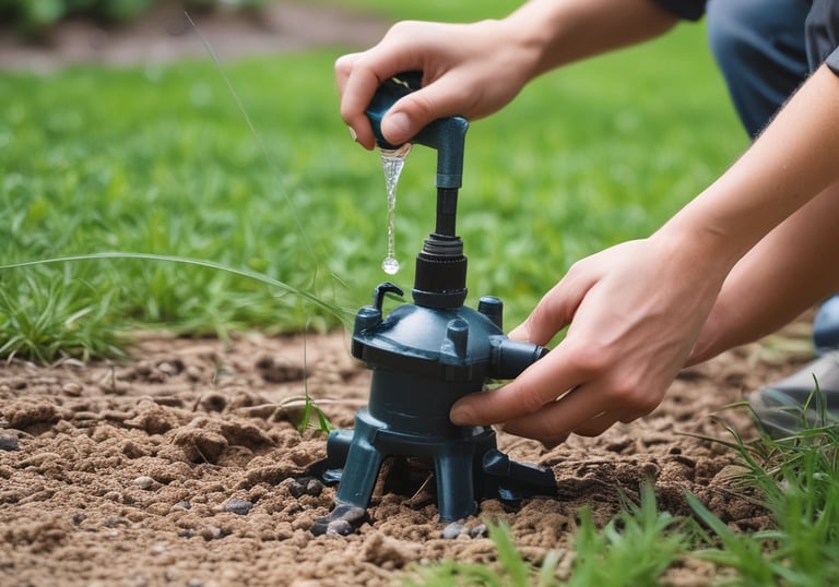 Pressure washing in action on a commercial building’s exterior, revealing clean surfaces.