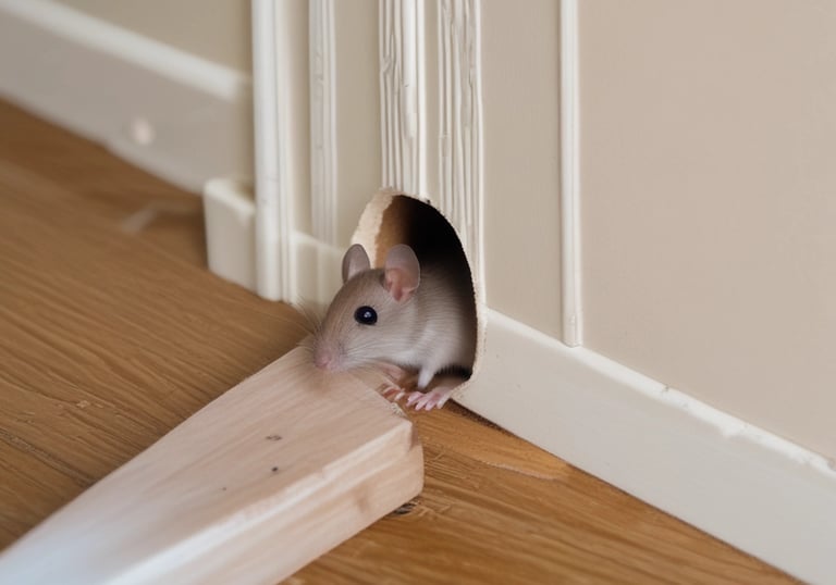 A technician inspecting a dryer vent to ensure it is clear and safe.