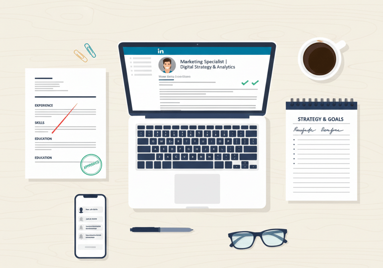 Complete career branding package including resume rewrite, LinkedIn optimization, and job search strategy